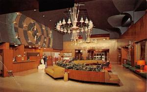 Denver Colorado 1950-60s Mid-Century Postcard Cosmopolitan Hotel Lobby 