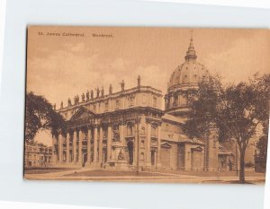 Postcard St. James Cathedral Montreal Canada