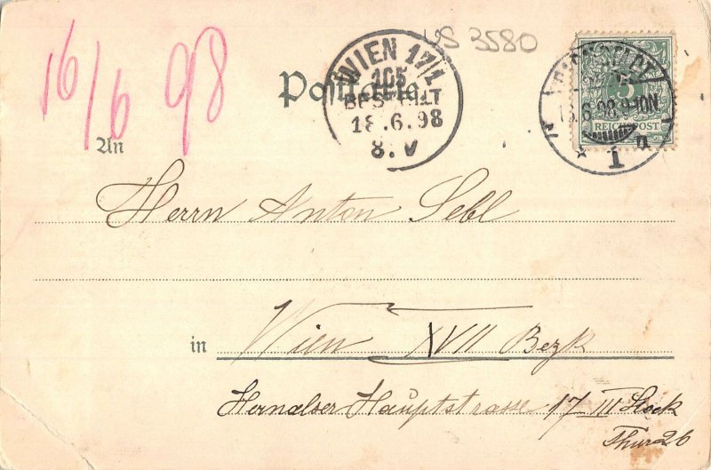 US3580 Lasset die Kleinen zu Mir Kommen Postcard jesus