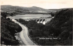 br109191 burrator reservoir devon  uk real photo