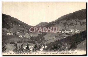 Old Postcard From Grenoble La Grande Chartreuse Saint Pierre de Chartreuse