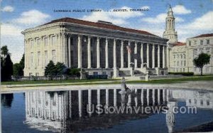 Carneige Public Library - Denver, Colorado CO Postcard