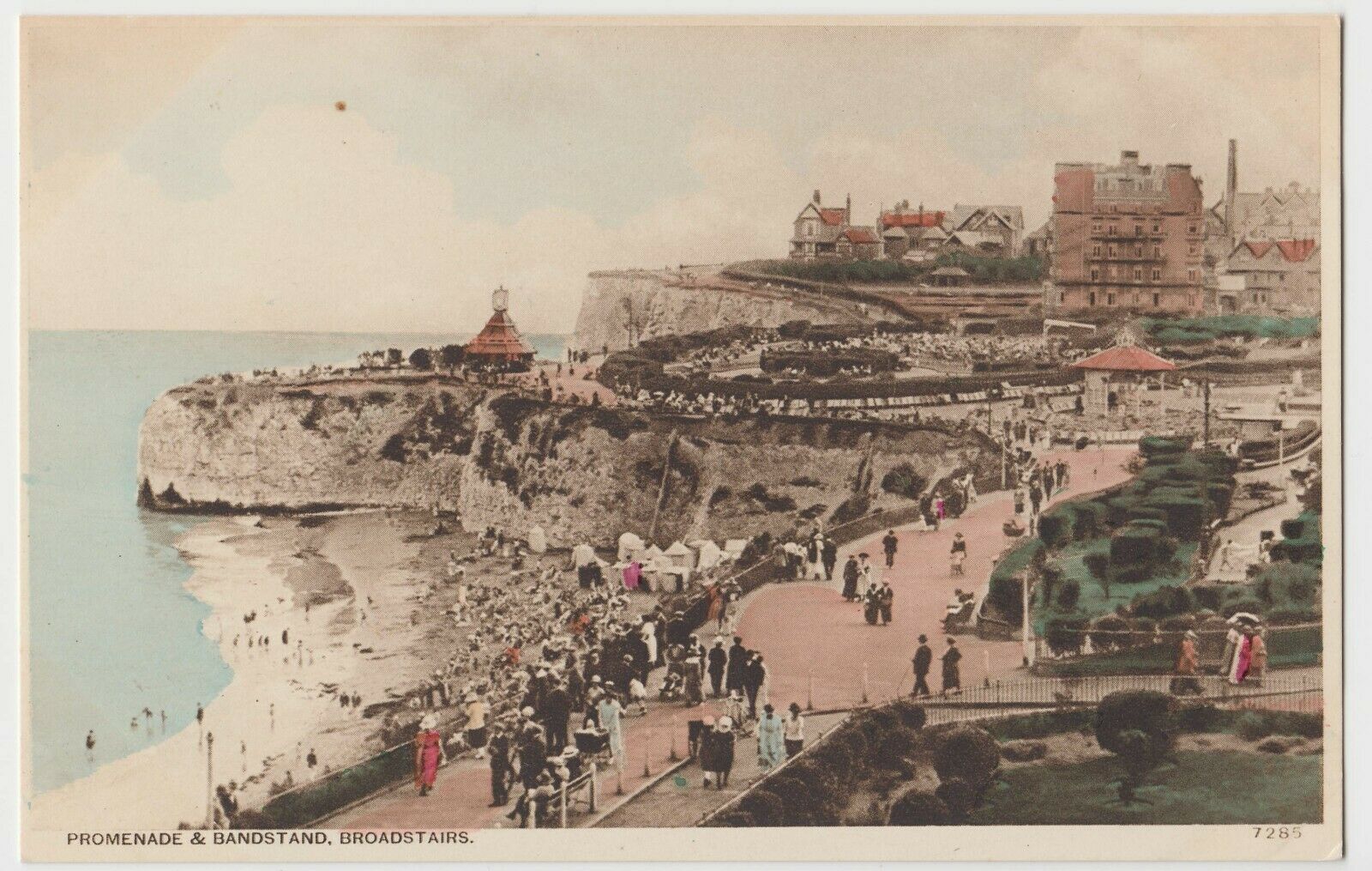 Kent; Promenade & Bandstand, Broadstairs PPC By Wards, Unposted, c 1930