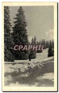 Old Postcard Jura Under The Snow