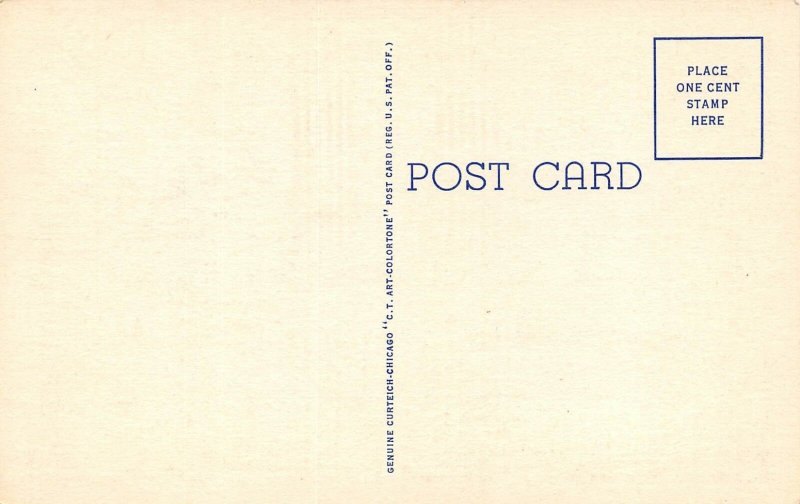 LP02 Military Postcard Scott Field Belleville Illinois  Code Class Curteich