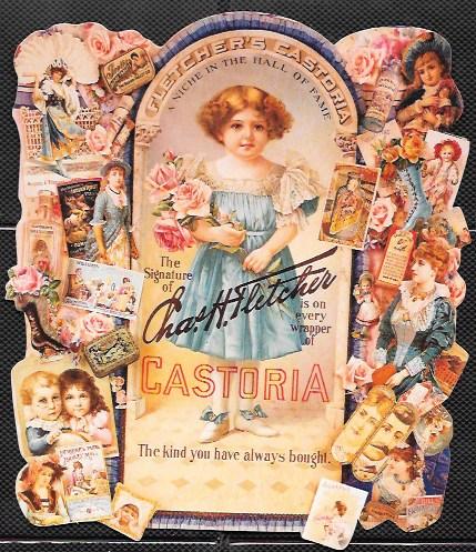 Beautiful designed post card produced for Cynthia Hart's Victorian Calendar