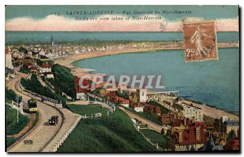 Postcard Old St. Nice general view of Havre Address