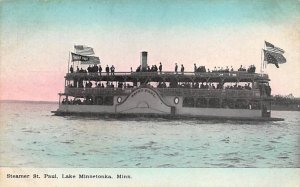 Steamer Lake Minnetonka Steamer Lake Minnetonka - St. Paul, Minnesota MN Post...