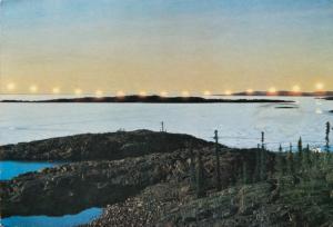 Midnight Sun NWT Northwest Territories Multiple Exposure c1978 Postcard D34