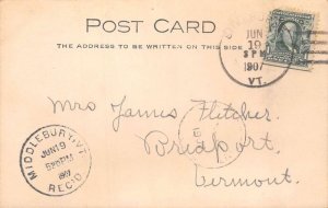 Hinesburg Vermont High Rock Scenic View Real Photo Postcard AA73831