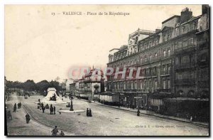 Postcard Former Valencia Place de la Republique