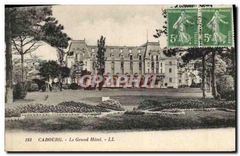 Old Postcard Cabourg Grand Hotel