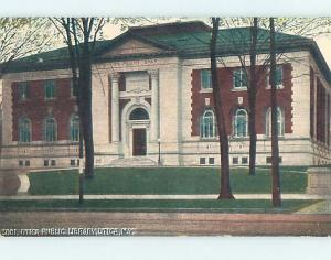 Unused Divided Back LIBRARY SCENE Utica New York NY hs2421