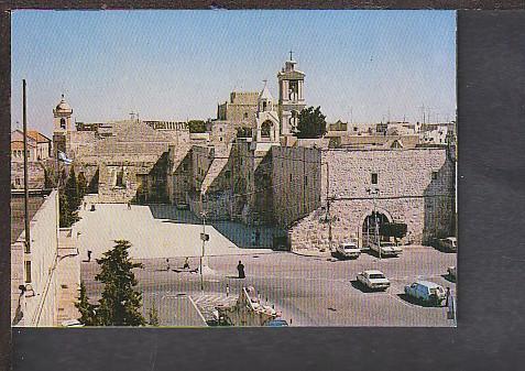 Church of the Nativity Bethlehem Israel Postcard BIN