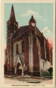 CPA Beaumont de Lomagne Eglise Xve siecle FRANCE (1094884)