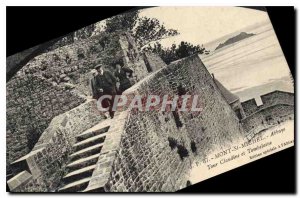 Old Postcard Mont St Michel and Claudine Abbay turn Tombelaine