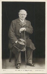 H. H. Asquith Prime Minister of Great Britain photo postcard 1909