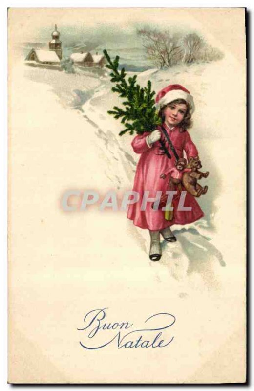 Old Postcard Fun Children Doll