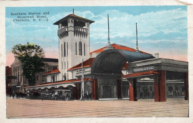 12350 Southern Railway Station and Stonewall Hotel, Charlotte, North Carolina