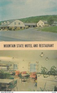 BERKLEY SPRINGS , West Virginia , 1950-60s ; Mountain State Motel & Restaurant