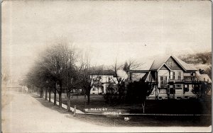 1908 OSCEOLA PENNSYLVANIA W. MAIN STREET REAL PHOTO RPPC POSTCARD 38-84