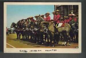 Mint Canada Postcard RCMP  Mounted Police On Parade Winnipeg Manitoba