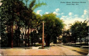 Postcard WIS Green Bay Portier Street Residence Section 1911 A7