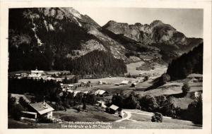 CPA ABONDANCE - Vue générale et le Mt. Chauffé (691633)