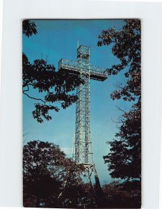 Postcard The Cross on Mount Royal Montreal Canada