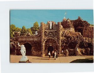 Postcard View From The North Of The Grotto Of The Redemption, West Bend, Iowa