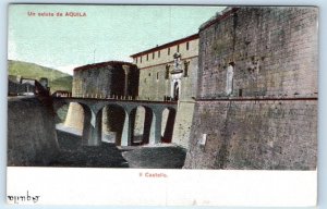 L'Aquila Il Castello ITALY Postcard