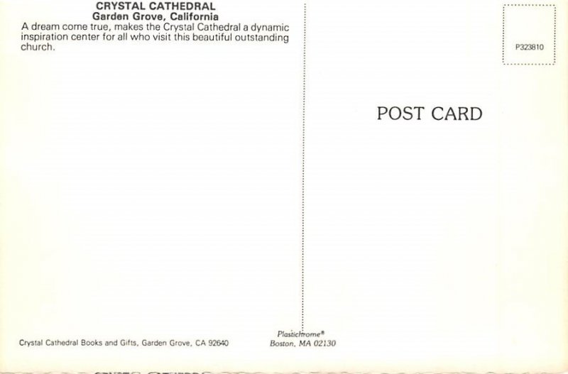 Crystal Cathedral, Garden Grove, Calif. 