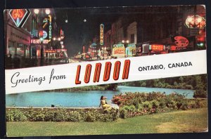 Ontario ~ SplitView LONDON Dundas Street and Springbank Park Chrome 1950s-1970s