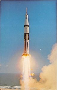 Saturn IB space vehicle carrying Apollo 7 astronauts Space Unused 