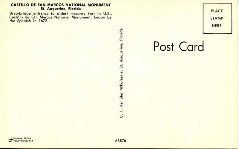 FL - St. Augustine. Castillo de San Marcos