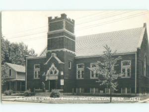 Pre-1950 rppc NICE VIEW Worthington Minnesota MN W0054