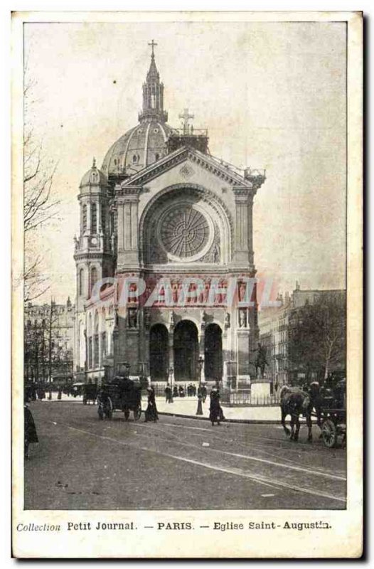 Paris - 8 - St. Augustine Church - Collection Diary - Old Postcard