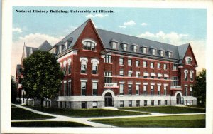 1920s Natural History Building University of Illinois Postcard