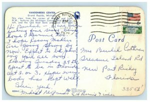 Vintage Vandenberg Center, Grand Rapids, Michigan Postcard P174