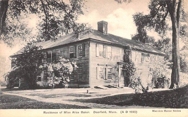 Residence of Miss Alice Baker Deerfield, Massachusetts