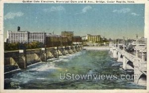 Quaker Oats Elevators, Municipal Dam - Cedar Rapids, Iowa IA