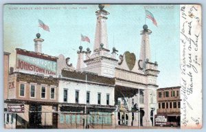 Pre-1908 CONEY ISLAND SURF AVENUE LUNA PARK ENTRANCE JOHNSTOWN FLOOD NORTH POLE