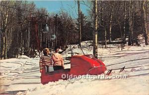  Snowmobile Postcard 1967 Moto Ski