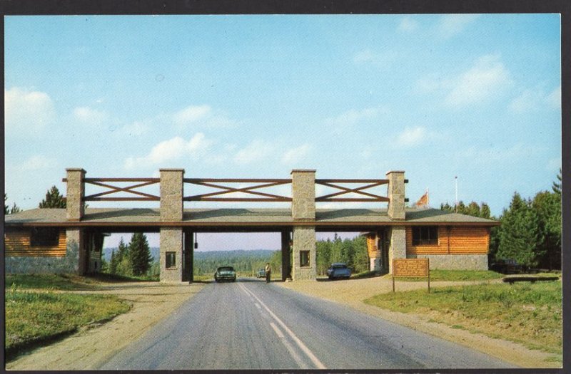 Ontario East Gate Entrance to Algonquin Provincial Park - Chrome