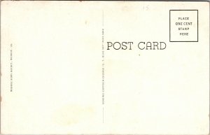 Ruston LA First Baptist Church Louisiana c1930s WB postcard P20 