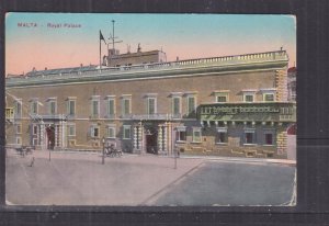 MALTA, ROYAL PALACE, c1910 ppc., unused.