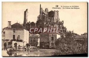 Old Postcard Chauvigny Chateau of Bishops