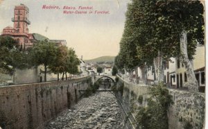 MADEIRA, Portugal, 1900-10s; Funchal, Water Course