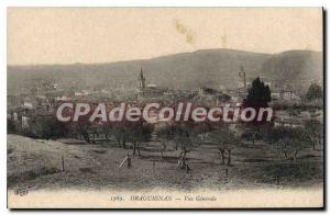 Old Postcard Draguignan General view