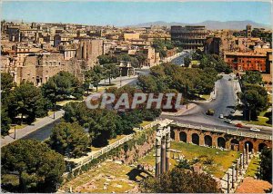 Postcard Modern Roma Avenue Imperial Fora